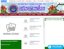 Tablet Screenshot of nguyendu.phuyen.edu.vn