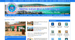 Desktop Screenshot of pgddtsongcau.phuyen.edu.vn