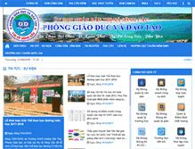 Tablet Screenshot of pgddtsongcau.phuyen.edu.vn