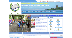 Desktop Screenshot of nguyenvantroi-tuyhoa.phuyen.edu.vn