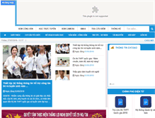 Tablet Screenshot of lehongphong.phuyen.edu.vn