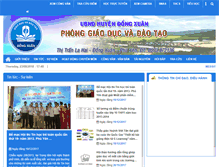 Tablet Screenshot of pgddtdongxuan.phuyen.edu.vn
