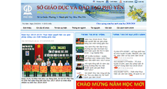 Desktop Screenshot of phuyen.edu.vn